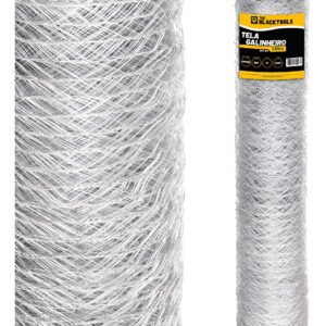 Tela Galvanizada Galinheiro 1,50x50metros Fio 23 Horta