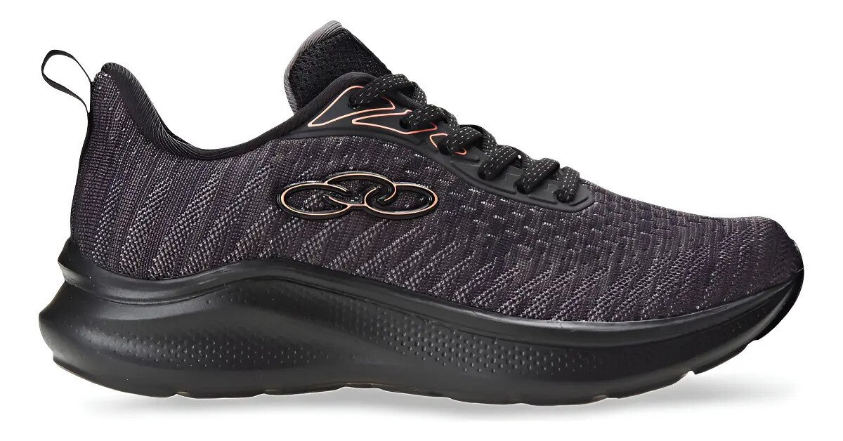 Tênis Casual Feminino Nyx Olympikus Liso 35 Preto/chumbo/rosa Texturizado 38 Br Tênis Casual Feminino Nyx Olympikus Liso 35 Preto/chumbo/rosa Texturizado 38 Br