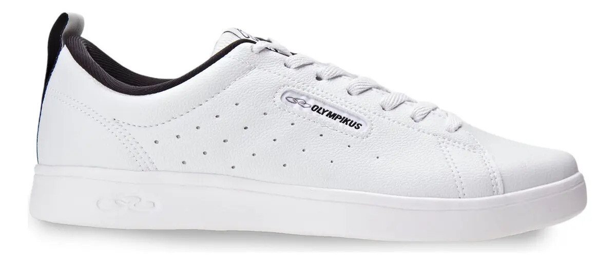 Tênis Casual Masculino Only 2 Olympikus Liso Branco 43 Br Tênis Casual Masculino Only 2 Olympikus Liso Branco 43 Br