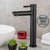 Torneira Banheiro 1/4 Volta Inox 304 Alta Luxo Banheiro
