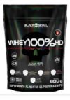 Whey 100% Hd Refil Black Skull 900g Wpc Wpi E Wph Sabor Baunilha