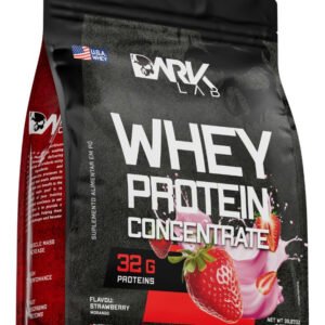 Whey Protein Concentrado 1kg Morango Dark Lab suplemento para massa muscular