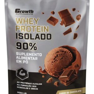 Whey Protein Isolado 1kg Growth Supplements – Chocolate