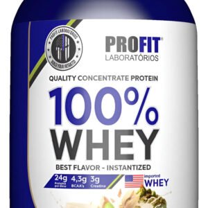 100% Whey Protein Concentrado Creatina Bcaa Profit Labs