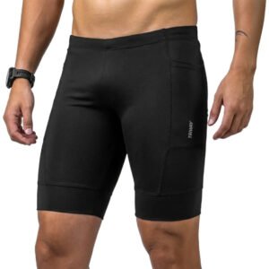 Bermuda De Corrida Masculina Compressão Bolsos Triway Sports