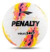 Bola Vôlei Soft Xxiii Penalty Cor Branco -rosa -amarelo Laranja