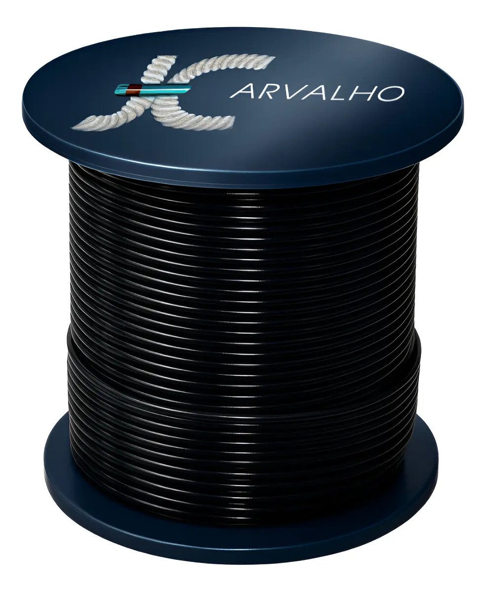 Cabo Aço Revestido Para Academia 30 Metros 1/8 X 4,8 Mm Cabo Aço Revestido Para Academia 30 Metros 1/8 X 4,8 Mm