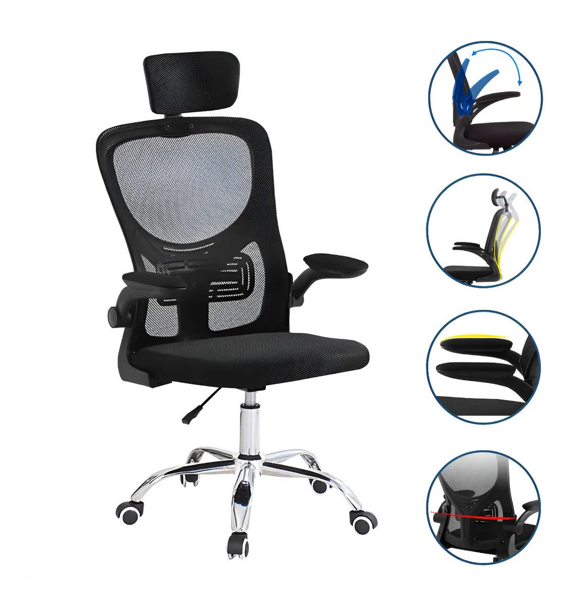 Cadeira De Escritório Até 150kg Executiva Presidente Office Cadeira De Escritório Até 150kg Executiva Presidente Office
