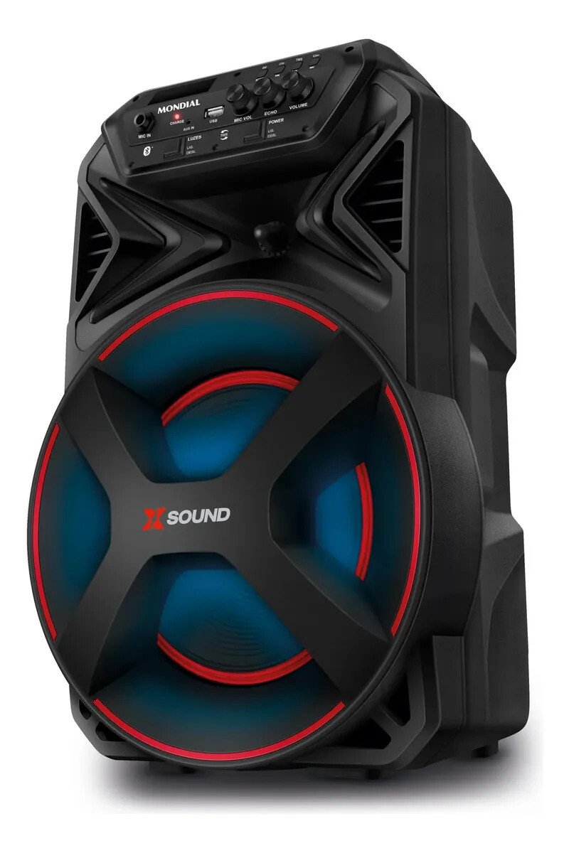 Caixa Amplificada Mondial 300w Bivolt Cm-300-n Preto 127/220v Caixa Amplificada Mondial 300w Bivolt Cm-300-n Preto 127/220v