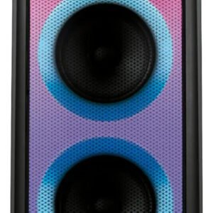 Caixa De Som Partybox Aiwa Pb-06 Bluetooth 20h Rgb Usb Tws Preto 127/220v