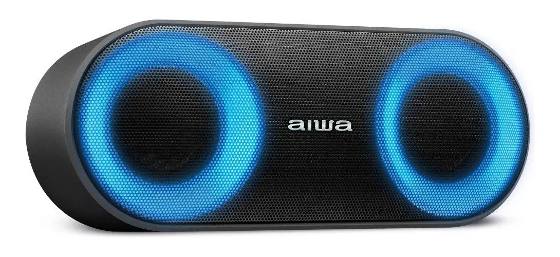 Caixa De Som Speaker Aiwa AWS-SP-01 Bluetooth Cor Preto Caixa De Som Speaker Aiwa AWS-SP-01 Bluetooth Cor Preto