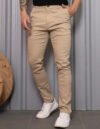 Calça Sarja Masculina Tradicional Lycra Bolso Embutido
