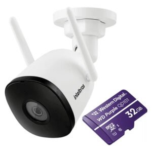 Câmera Inteligente Full Hd Im5 Sc Com Microsd 32gb Branca Intelbras Branco
