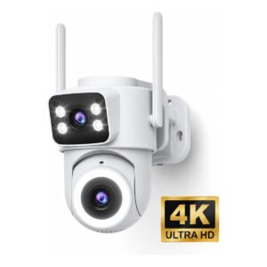 Câmera Segurança Ip68 Externa Wifi App Icsee À Prova Dágua