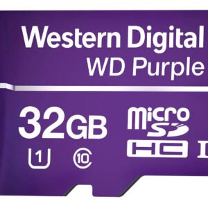 Cartão Micro Sd 32gb 16tbw Western Digital Purple