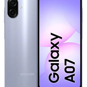 Celular Samsung Galaxy A07 128gb, 4gb, Câmera 50mp, Tela 6.7 , Proteção Ip54, Processador 6nm – Violeta