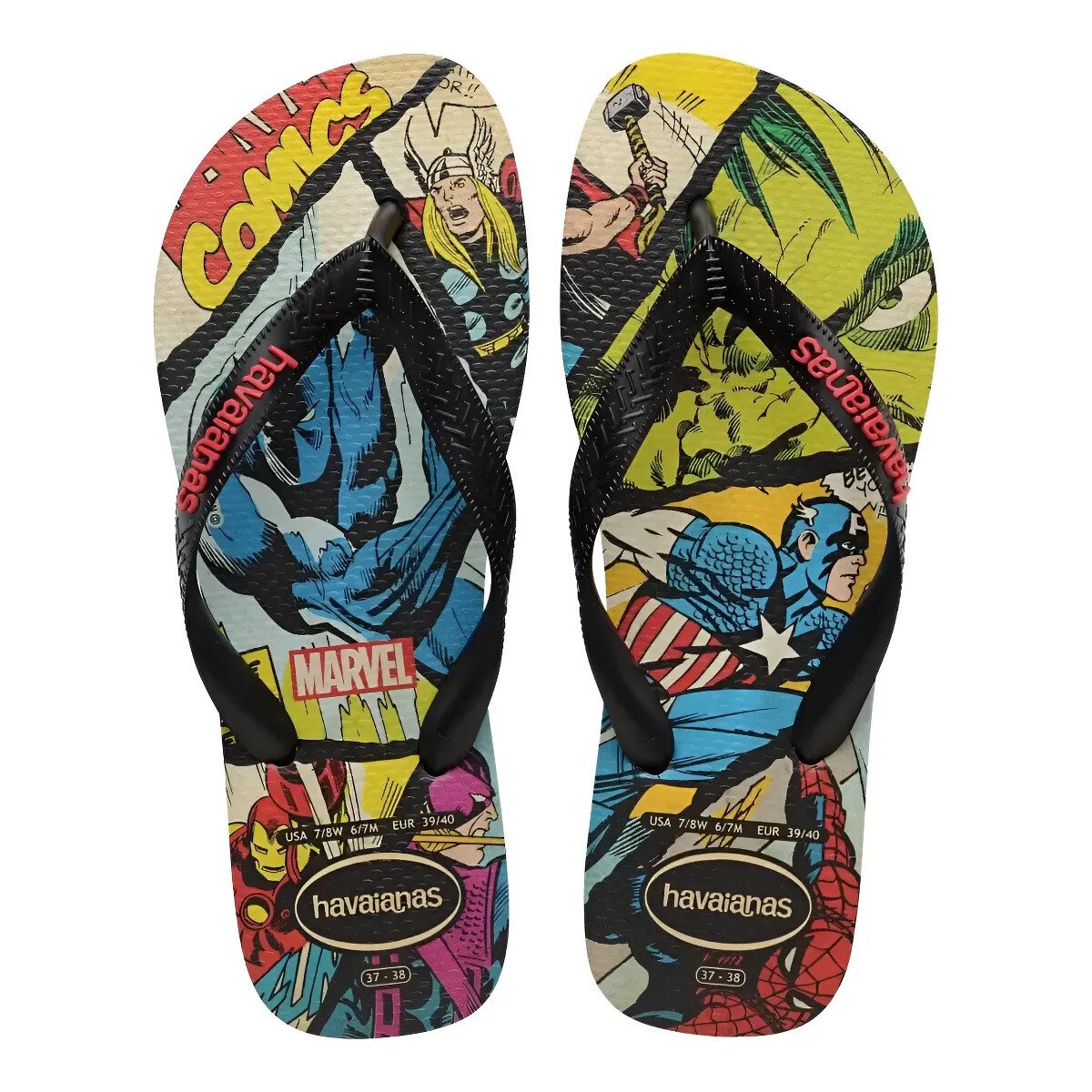 Chinelo Havaianas Marvel Logomania Homem Aranha Herois Dc Chinelo Havaianas Marvel Logomania Homem Aranha Herois Dc