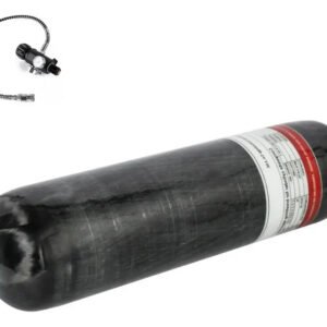 Cilindro Pcp 300bar 3l Em Fibra Carbono Completo Com Estacao