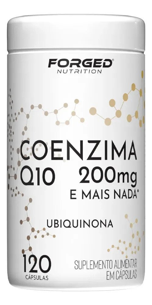 Coenzima Q10 200mg Pura 120 Cápsulas - Forged Nutrition Sabor Sem sabor Coenzima Q10 200mg Pura 120 Cápsulas - Forged Nutrition Sabor Sem sabor