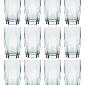 Conjunto 12 Peças Copo Estela Vidro 460ml – Nadir Cristalino