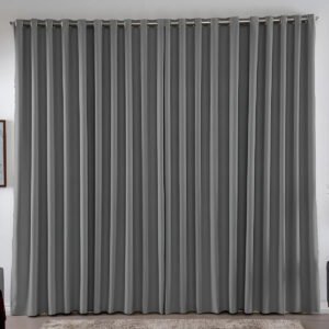 Cortina 3,00×2,50 Metros Blackout Blecaute Cinza Corta Luz Em Tecido Grosso Para Quarto E Sala Casa Laura Enxovais
