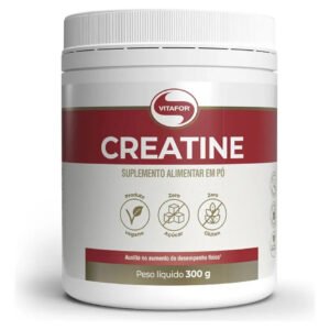 Creatina Monohidratada Creatine Vitafor 300g Sem Sabor