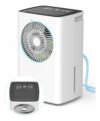 Desumidificador Gcz De 6l Para 120m², Compressor Silencioso E Drenagem Contínua Branco 127v