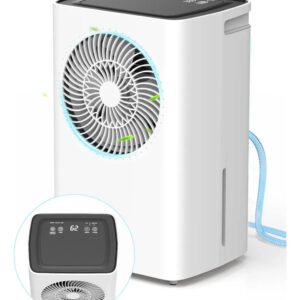 Desumidificador Gcz De 6l Para 120m², Compressor Silencioso E Drenagem Contínua Branco 127v
