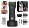 Enssu Aparador De Pelos Corporais Masculino Com Base Cor Preto