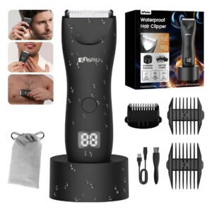 Enssu Aparador De Pelos Corporais Masculino Com Base Cor Preto