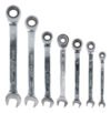 Epm Tools Jogo De Chave Combinada Catraca Com 7 Peças De Aço 08 A 19mm Cromado Fosco