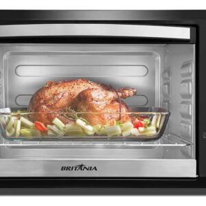Forno Elétrico Britânia 44L Preto Dupla Resistência 1500W BFE44P 127V
