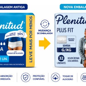 Fralda Geriátrica Plenitud Protect Plus P/m E G/xg 32un