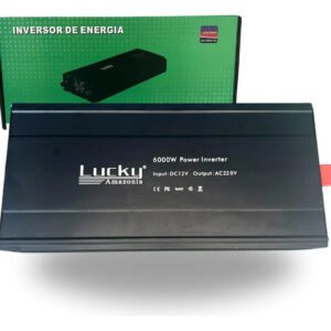 Inversor De Corrente Lucky Amazonia 6000w 12v 220v Com Voltagem Mínima De Saída 220v E 12v De Entrada