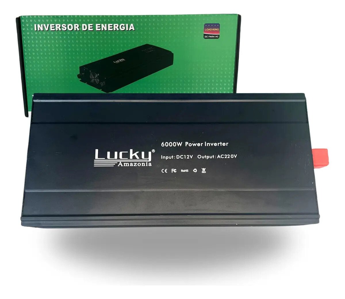 Inversor De Corrente Lucky Amazonia 6000w 12v 220v Com Voltagem Mínima De Saída 220v E 12v De Entrada Inversor De Corrente Lucky Amazonia 6000w 12v 220v Com Voltagem Mínima De Saída 220v E 12v De Entrada