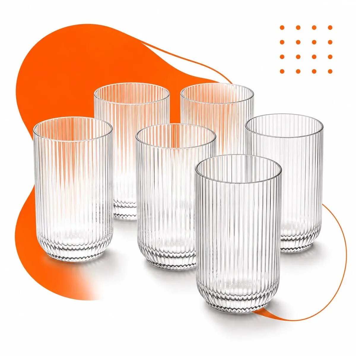 Jogo 6 Copos Vidro Canelado 423ml Moderno Elegante Premium Vinho Água Suco Drinks Gin Whisky Jogo Copos Taça Copo Conjunto Design Luxo Texturizado Cozinha Restaurante Decoração Hold On Jogo 6 Copos Vidro Canelado 423ml Moderno Elegante Premium Vinho Água Suco Drinks Gin Whisky Jogo Copos Taça Copo Conjunto Design Luxo Texturizado Cozinha Restaurante Decoração Hold On