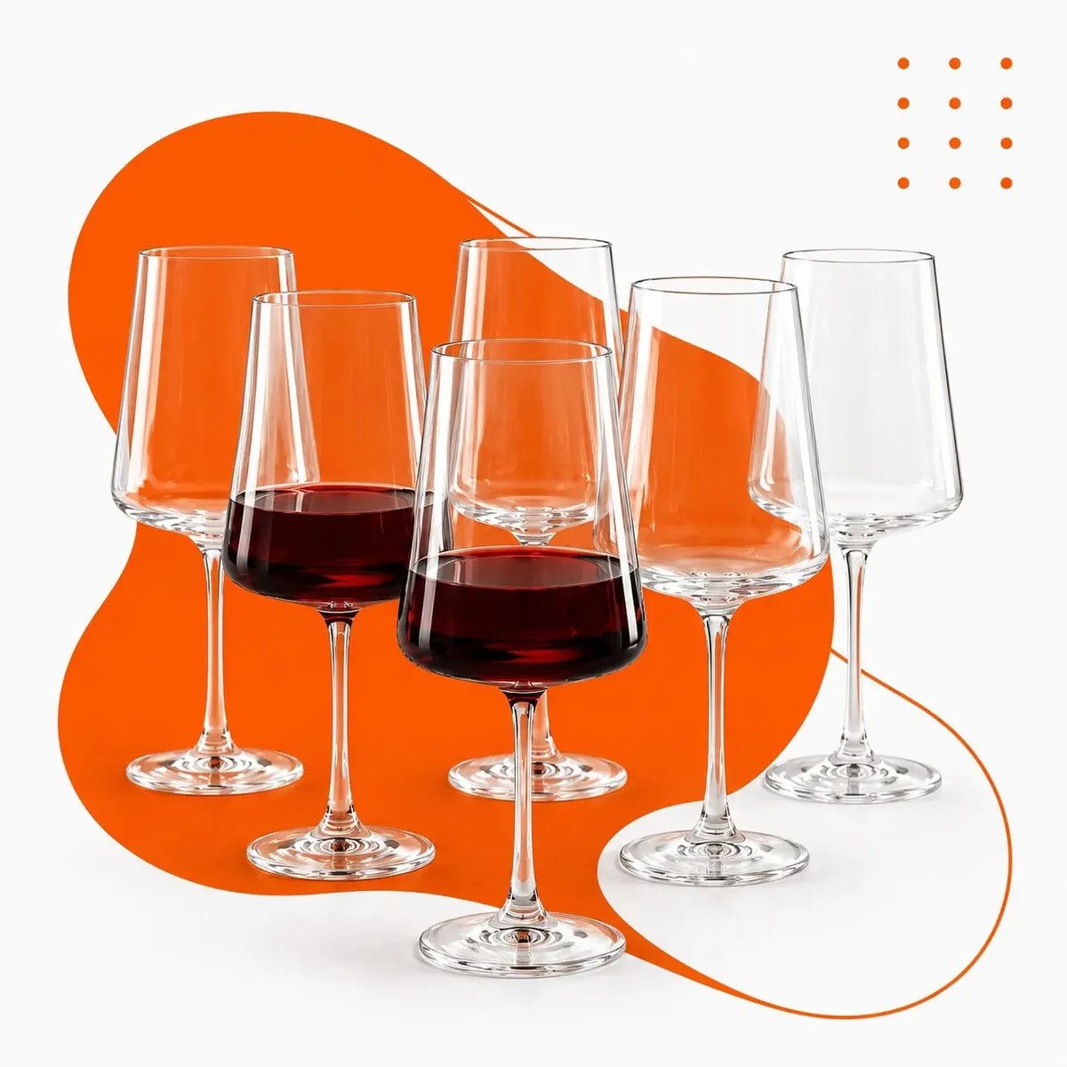 Jogo 6 Taças Cristal Titanium Bohemia Xtra 660ml Vinho Tinto Premium Taça Grande Elegante Mesa Posta Decoração Hold On Jogo 6 Taças Cristal Titanium Bohemia Xtra 660ml Vinho Tinto Premium Taça Grande Elegante Mesa Posta Decoração Hold On