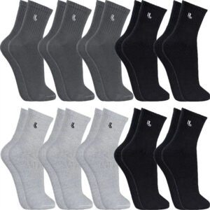 Kit 10 Pares Meias Lupo Cano Alto Masculino Adulto Original