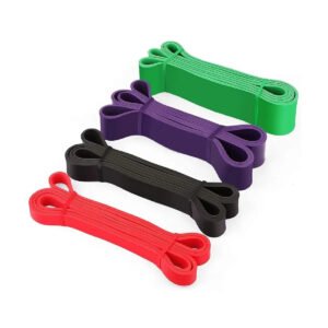 Kit 4 Faixa Elastico Treino Extensor Exercicio Academia Fitness Super Band Marca Ultshop Ferragens