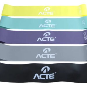 Kit 5 Mini Band Faixas Elásticas Exercícios Academia Treino
