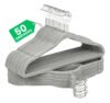 Kit Cabides Veludo De Roupa Antideslizante Slim Adulto 50 Un