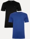 Kit Camisetas Tommy Hilfiger Preta/azul Royal 2un – Original
