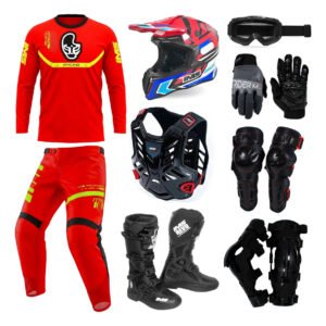 Kit Equipamento Roupa Trilha Motocross Asw Ims Completo 19