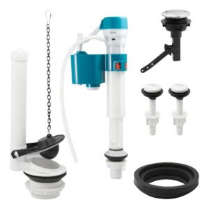 Kit Mecanismo Reparo Caixa Acoplada Completo Universal Fluwi