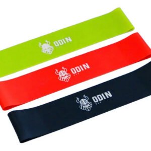 Kit Mini Bands Elástico Intensidade Leve Média Forte Odinfit Azul