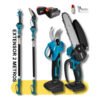 Kit Motoserra Tesoura Eletrica De Poda + Extensor 2 Metros