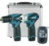 Kit Parafusadeira Furadeira 2 Bat. Lct204 Makita