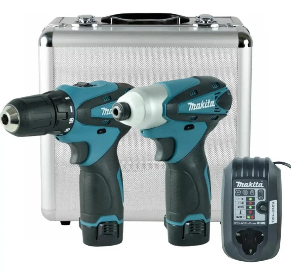 Kit Parafusadeira Furadeira 2 Bat. Lct204 Makita Kit Parafusadeira Furadeira 2 Bat. Lct204 Makita