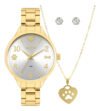 Kit Relógio Condor Feminino Dourado Co2035nto/k4k Dourado Prata