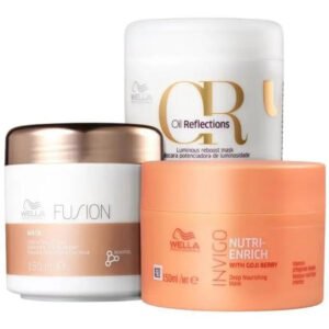 Kit Wella Cronograma Capilar Fios Perfeitos 3 Produtos